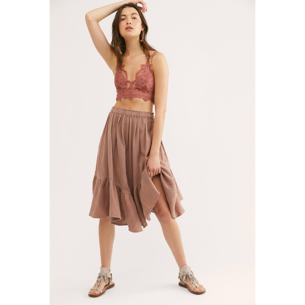 • Free People • Versatile Mauve Midi Skirt / Dress